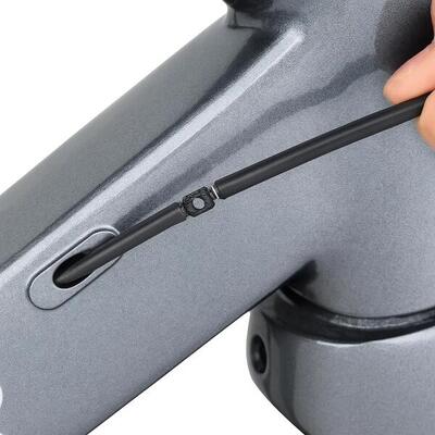 Intern kabelgeleider fiets aluminium zwart 2 stuks rem & derailleur