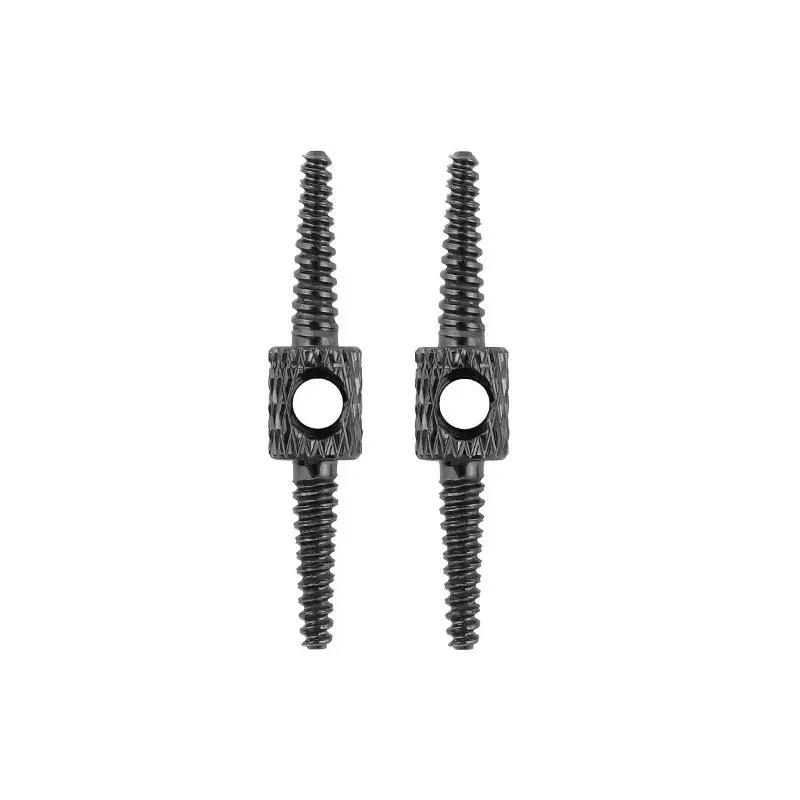 Outil guidage interne câbles vélo – Aluminium noir – 2 pièces 3/4