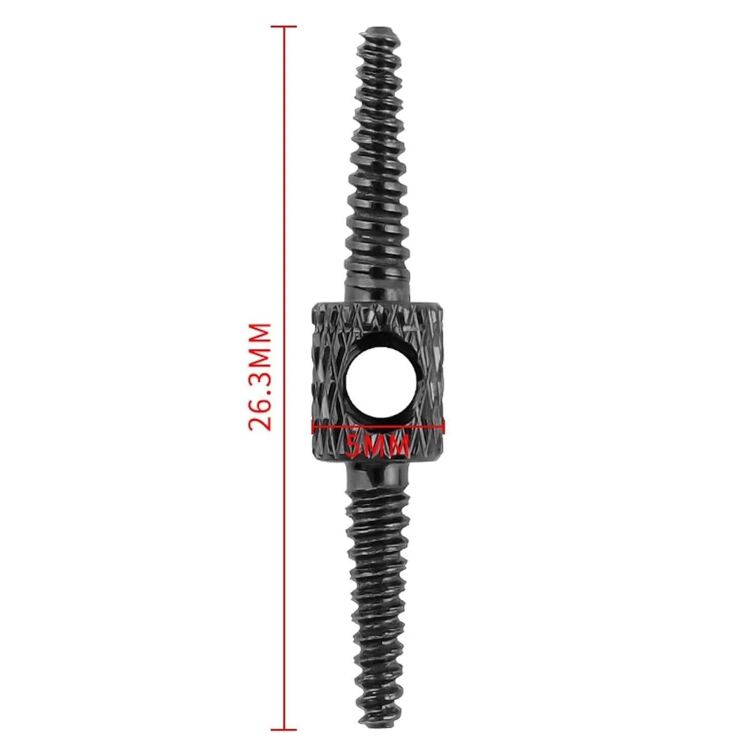 Outil guidage interne câbles vélo – Aluminium noir – 2 pièces 4/4
