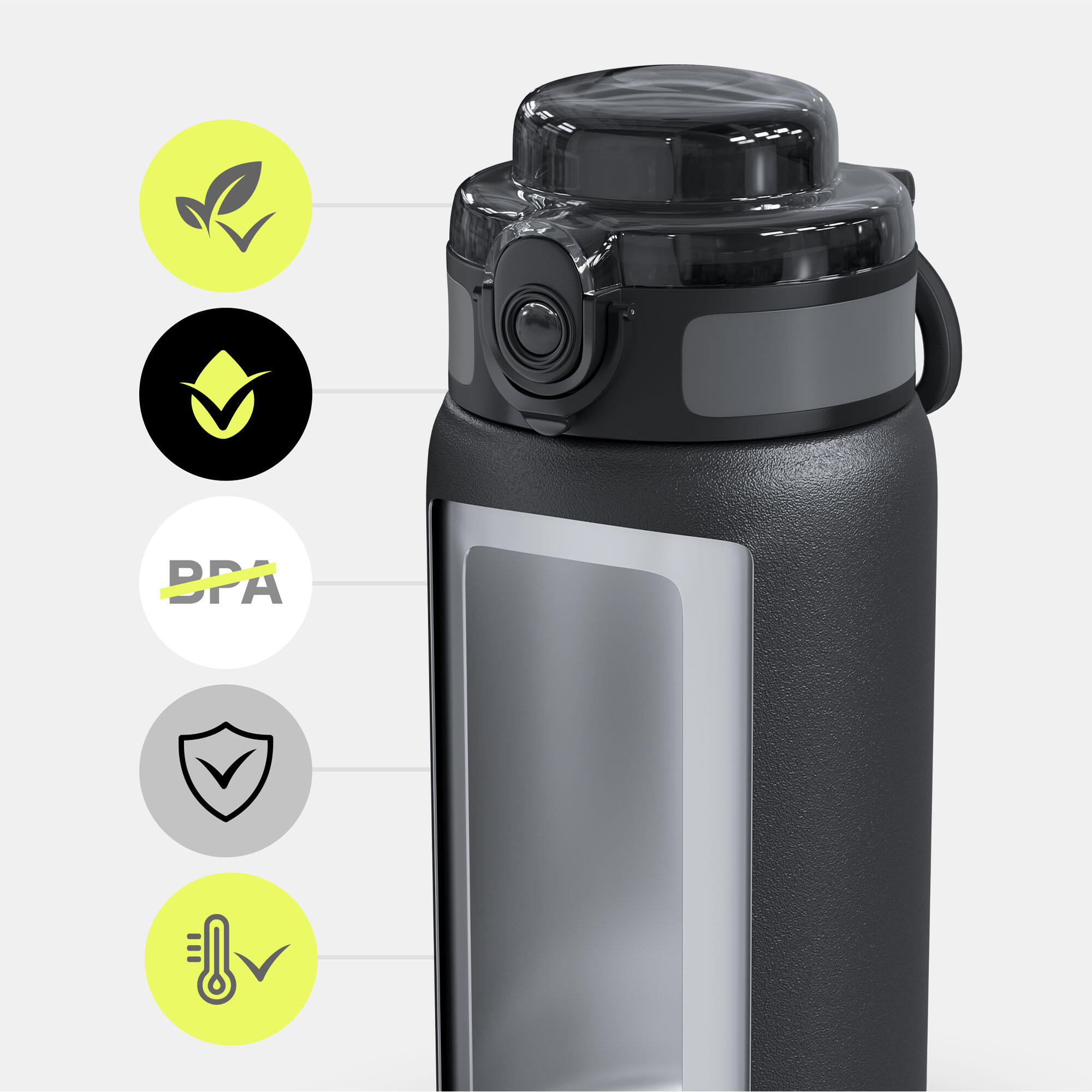 Botella térmica ZIPRO - Acero inoxidable premium, sin BPA 4/7