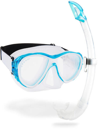 CRESSI Combo Set Samoa & Mexico Trasparente/Acquamarina Taglia unica Unisex