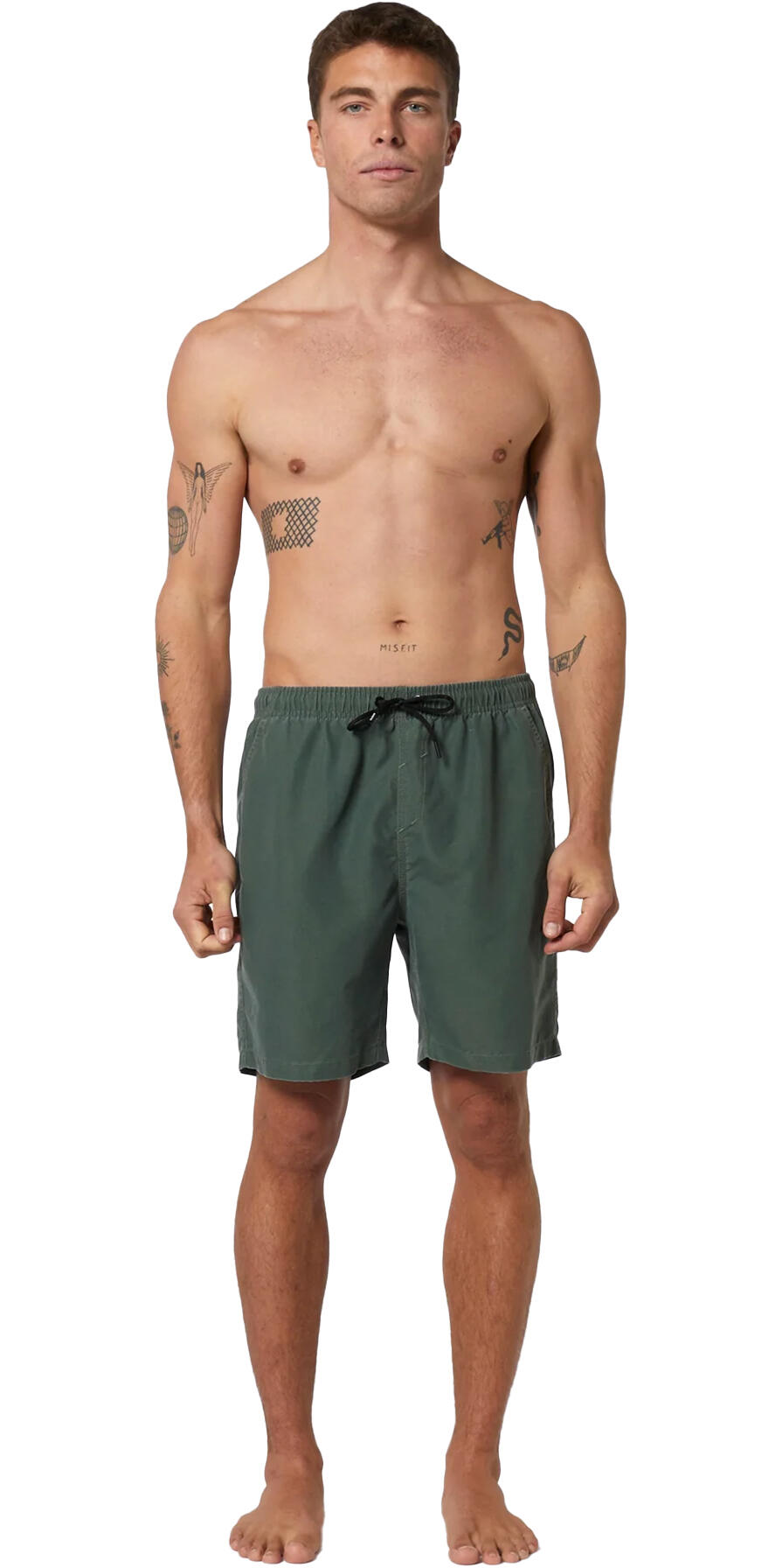 Brand Swim 18" Boardshort - Oscuro Olive 5/5