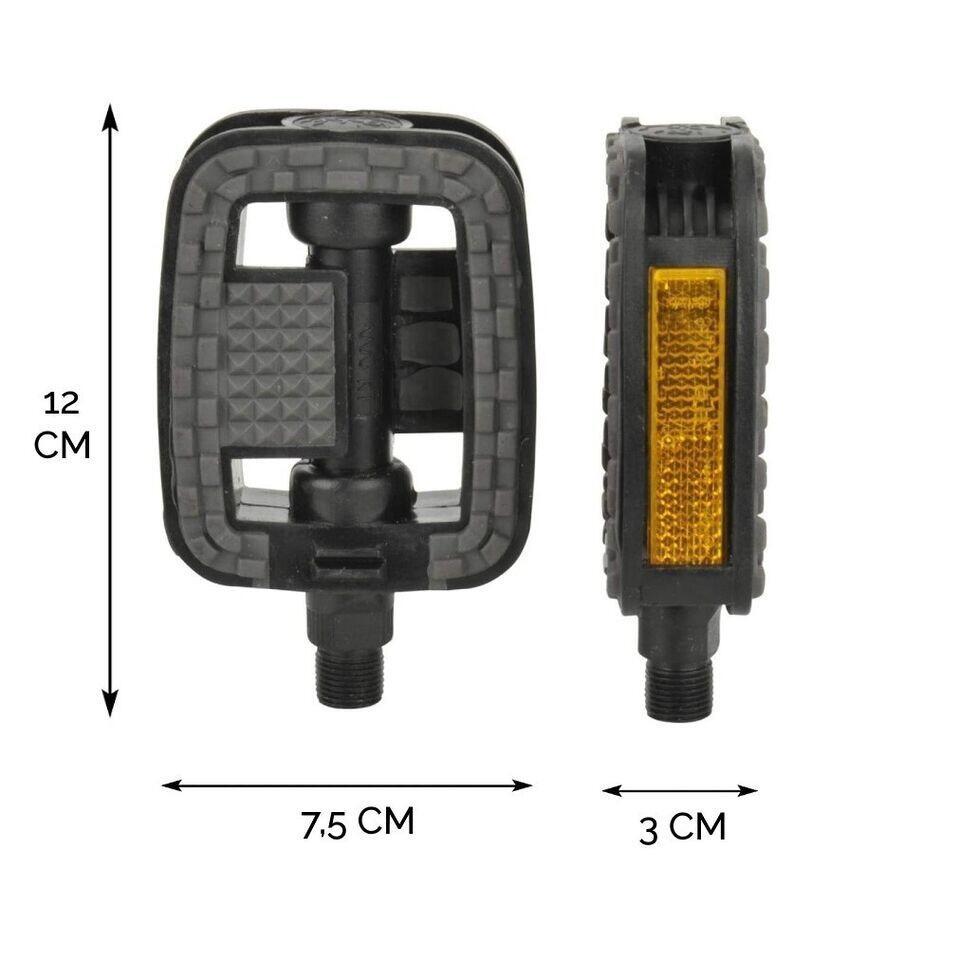 coppia pedali plastica 9/16 EV 2/6