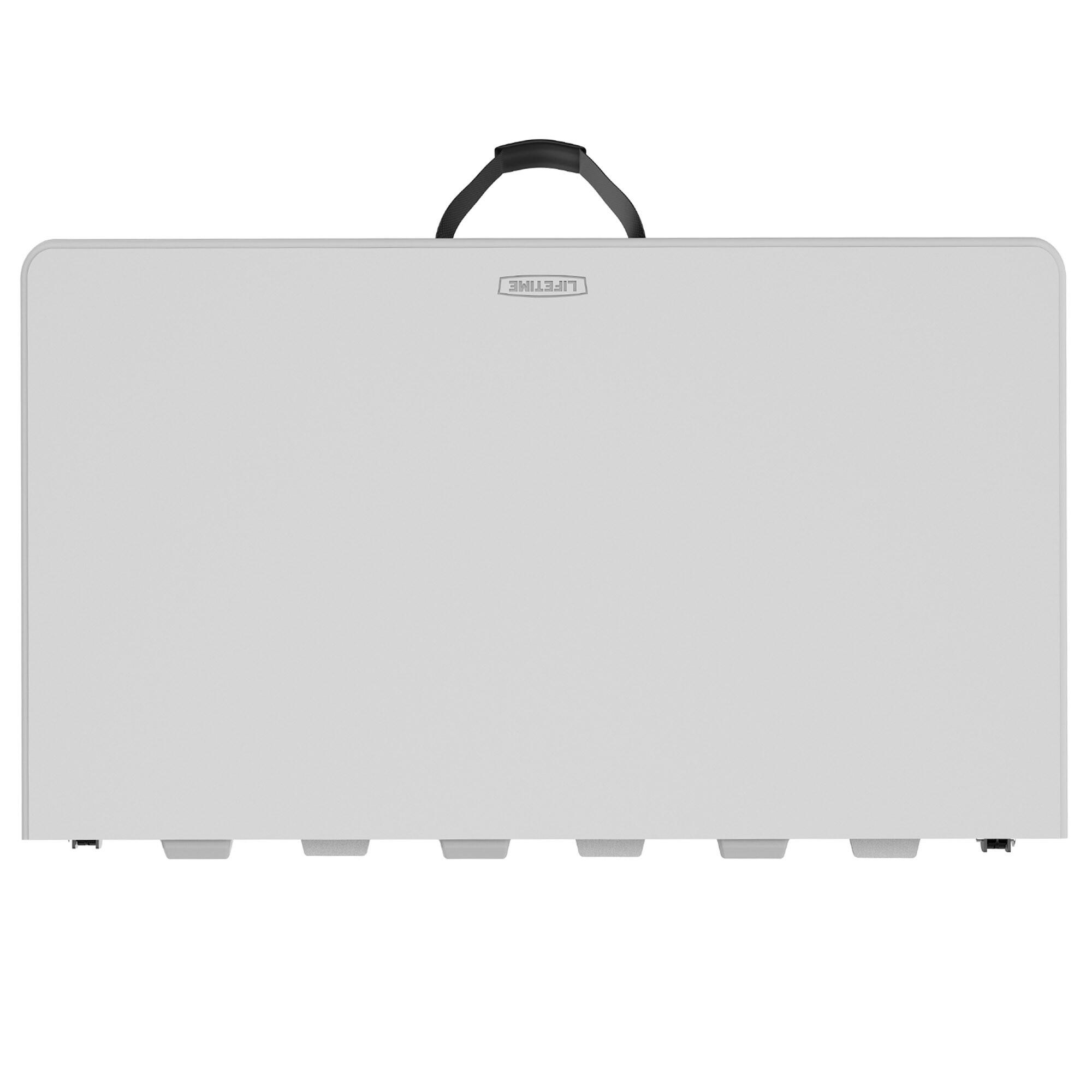 Pack mesa cuadrada plegable + 4 sillas plegables blanco Lifetime 2/7