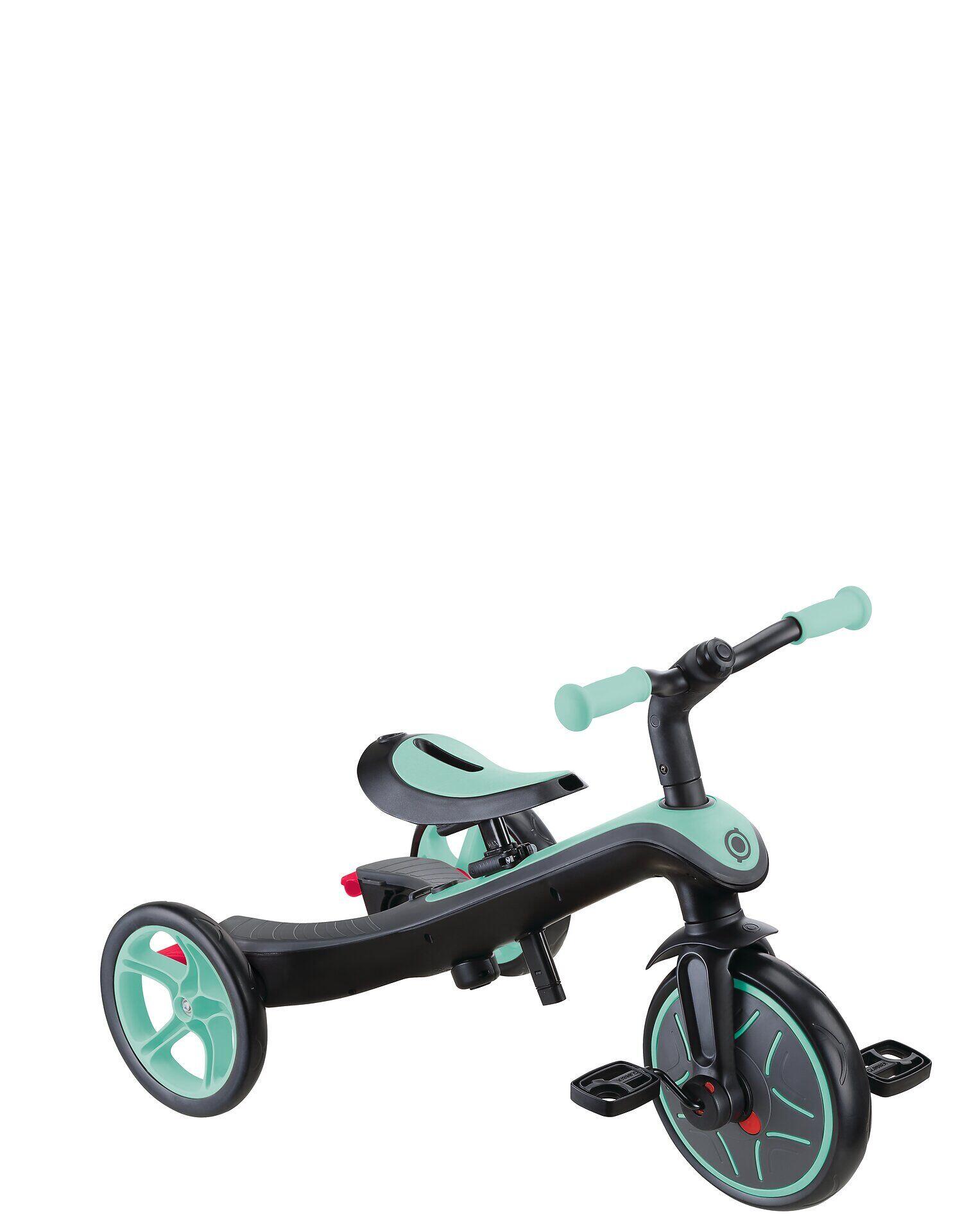 Triciclo evolutivo para bebé EXPLORER 4 en 1 - Verde menta 12/15