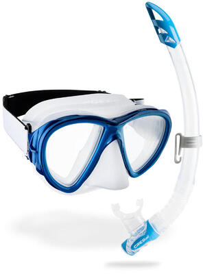 CRESSI Combo Set Fiji & Gamma Trasparente/Blu Taglia Unica Unisex