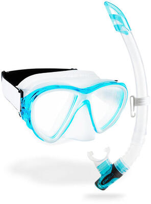 CRESSI Combo Set Fiji & Gamma Trasparente/Acquamarina Taglia Unica Unisex