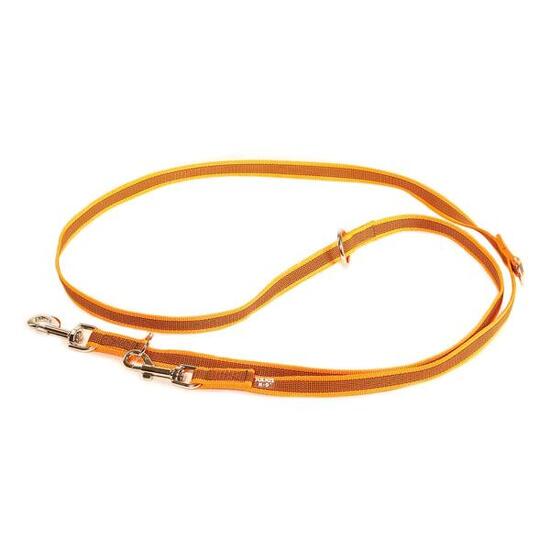 Laisse de sport anti-glisse Color & Gray 20mm x 2,2m ajustable à 3 anneaux,