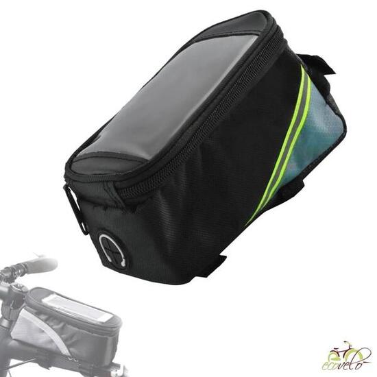 supporto porta cellulare manubrio borsello custodia impermeabile bici EV