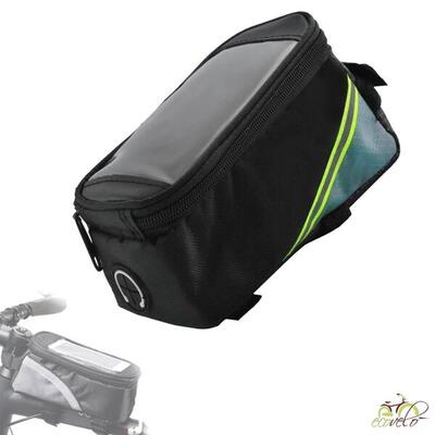 supporto porta cellulare manubrio borsello custodia impermeabile bici EV