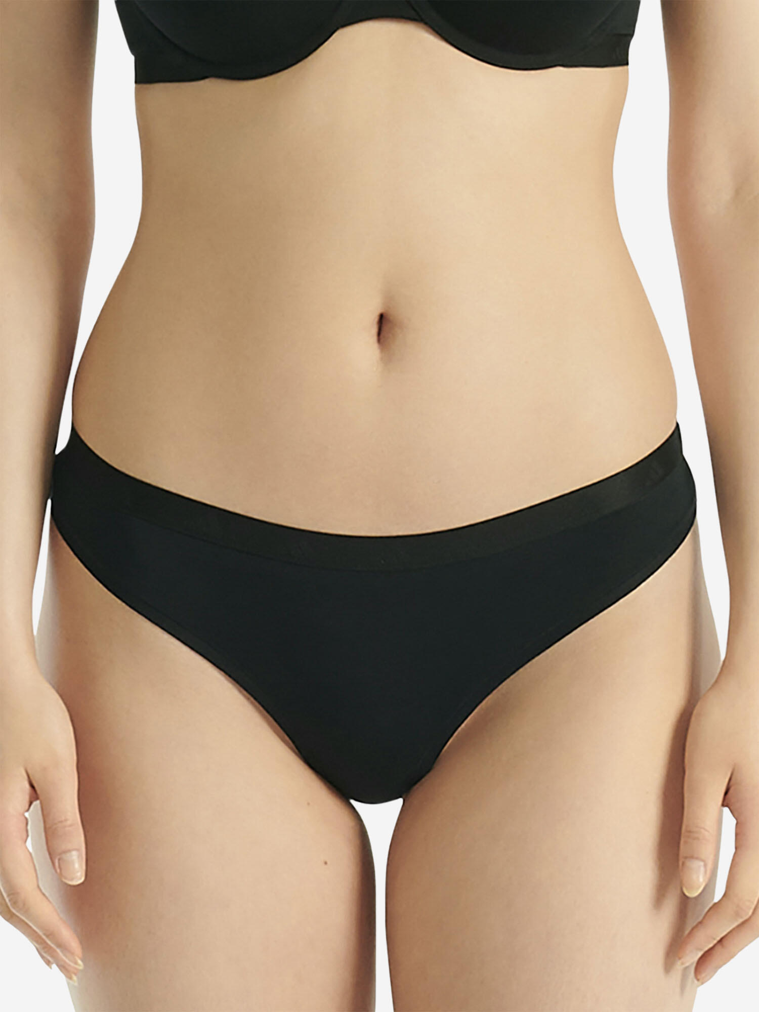 Tanga sportlich Damen - Low Rise - Sport Active Essentials schwarz 4/6