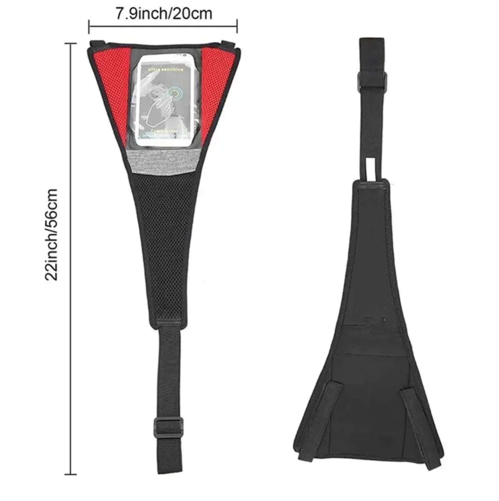 Toile anti-transpiration vélo avec housse téléphone intégrée – Home Trainer 3/6