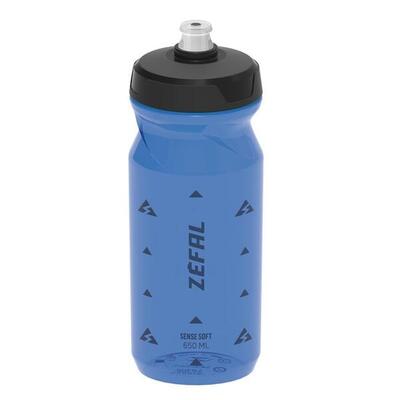 Zefal sense soft 650 ml bidon blauw translucide