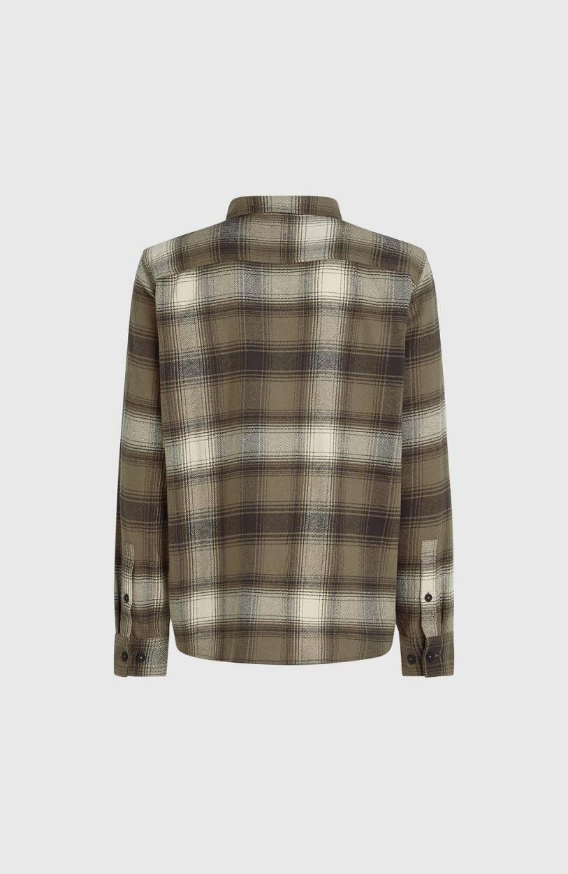 O'NEILL O'neill Chemises O'NEILL FLANNEL CHECK SHIRT  Hommes Brown Check Small 2/7