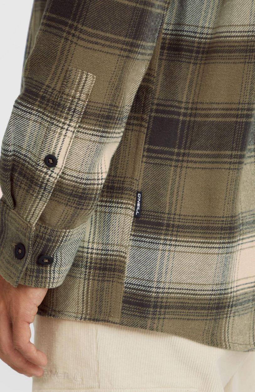 O'NEILL O'neill Chemises O'NEILL FLANNEL CHECK SHIRT  Hommes Brown Check Small 5/7