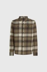 O'NEILL O'neill Chemises O'NEILL FLANNEL CHECK SHIRT Hommes Brown Check Small