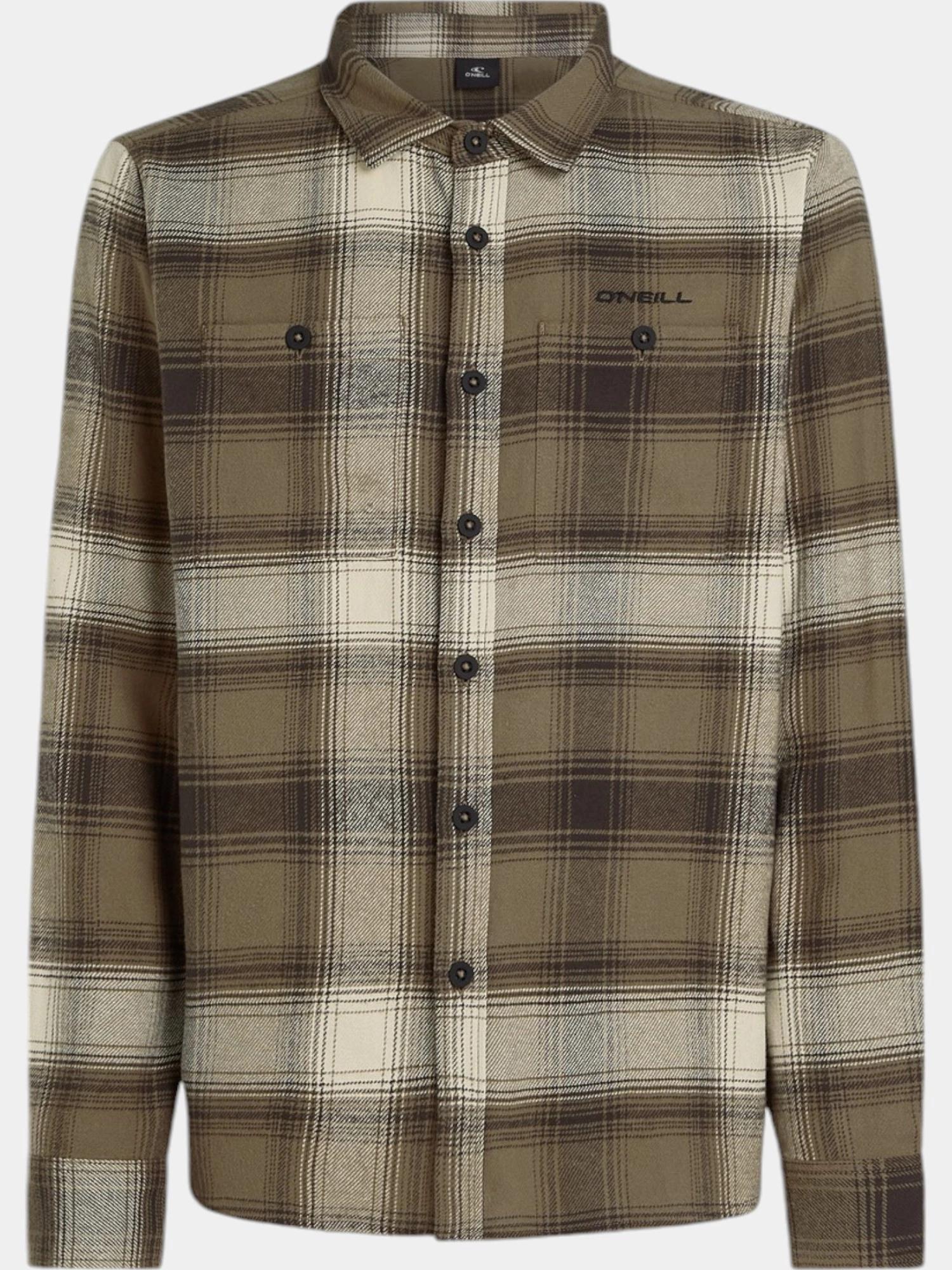 O'NEILL O'neill Chemises O'NEILL FLANNEL CHECK SHIRT  Hommes Brown Check Small 6/7