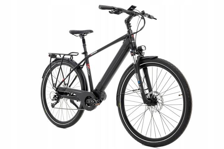 Rower elektryczny trekkingowy męski GERMINA 28" 90km silnik centralny