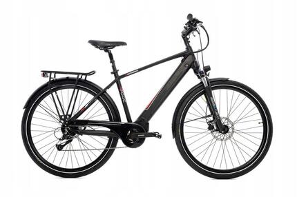 Rower elektryczny trekkingowy męski GERMINA 28" 90km silnik centralny