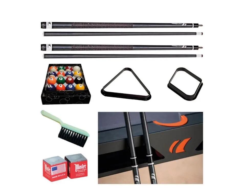 Masă de Biliard Exterior Cornilleau Hyphen Outdoor - Negru, convertibilă 3/7