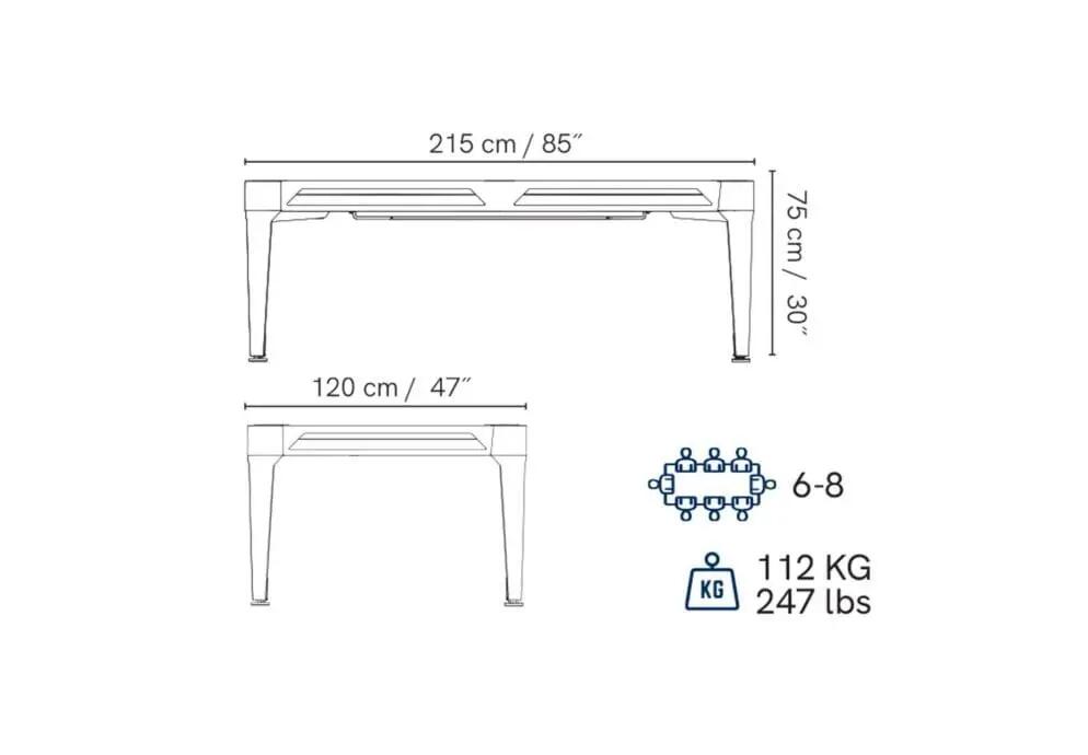 Masă de Biliard Exterior Cornilleau Hyphen Outdoor - Negru, convertibilă 5/7