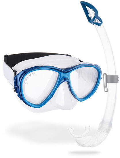 CRESSI Combo Set Samoa & Mexico Trasparente/Blu Taglia unica Unisex