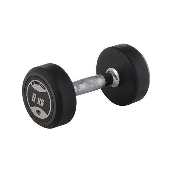 Fitness Tech Ronde Halters 5 kg - Set van 2 Stuks