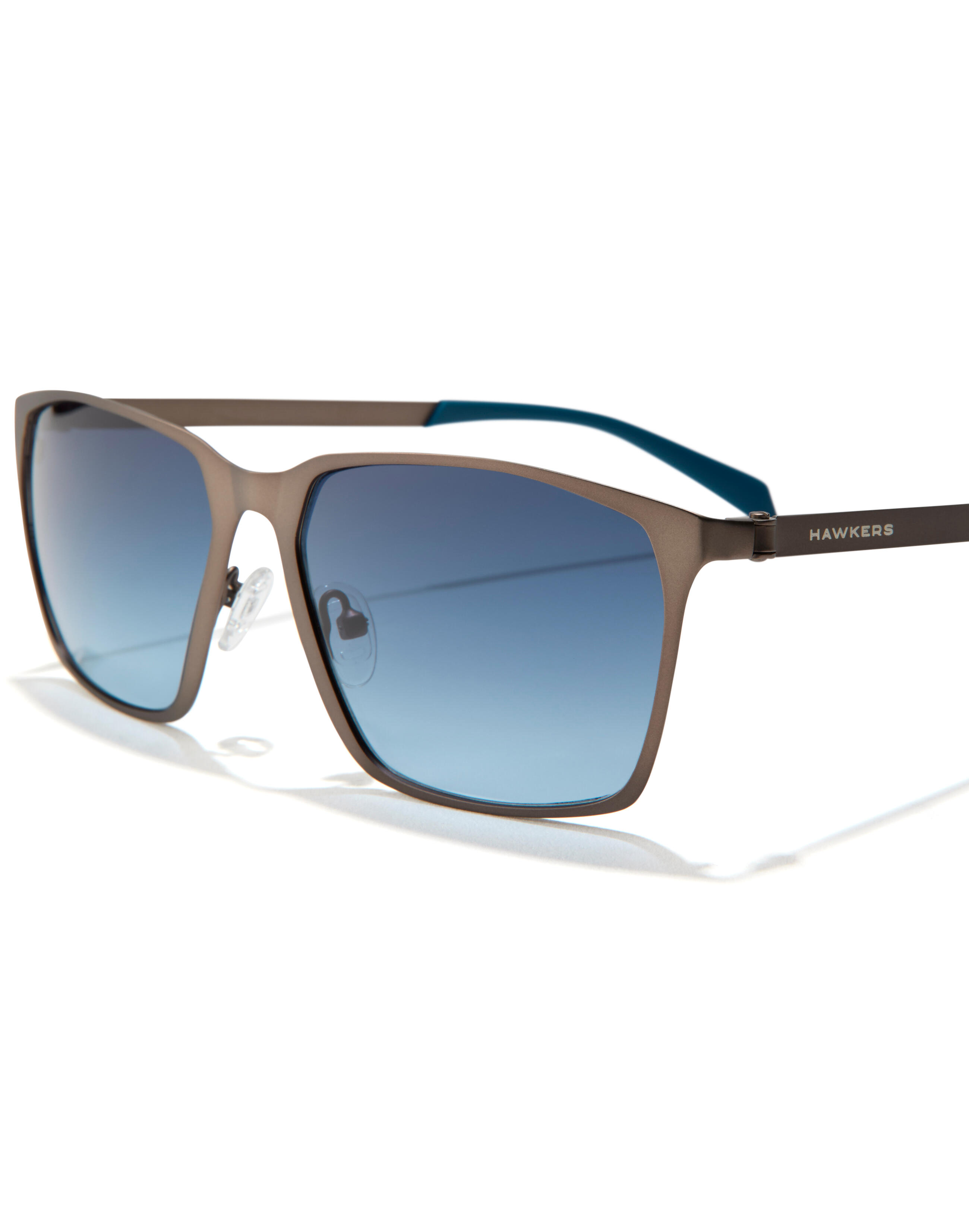 HAWKERS - Óculos de sol para Homem e Mulher - TRACK FLEX - GUN METAL BLUE DENIM 3/8