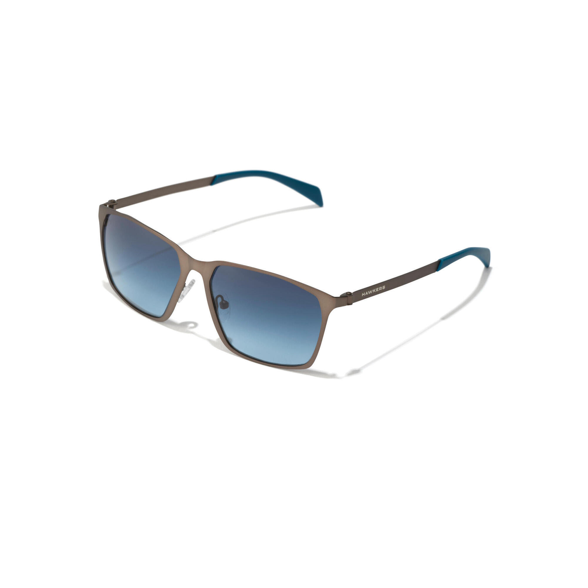 Hawkers - Hawkers - Lunettes De Soleil Pour Homme Et Femme Track Flex Gun Metal Blue Denim - Lunettes De Soleil - Bleu|gris - Taille Unique - Decathlon