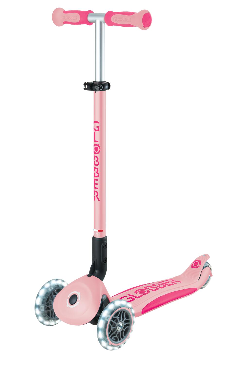 Patinete evolutivo GO-UP DELUXE LIGHTS - Rosa pastel 10/13