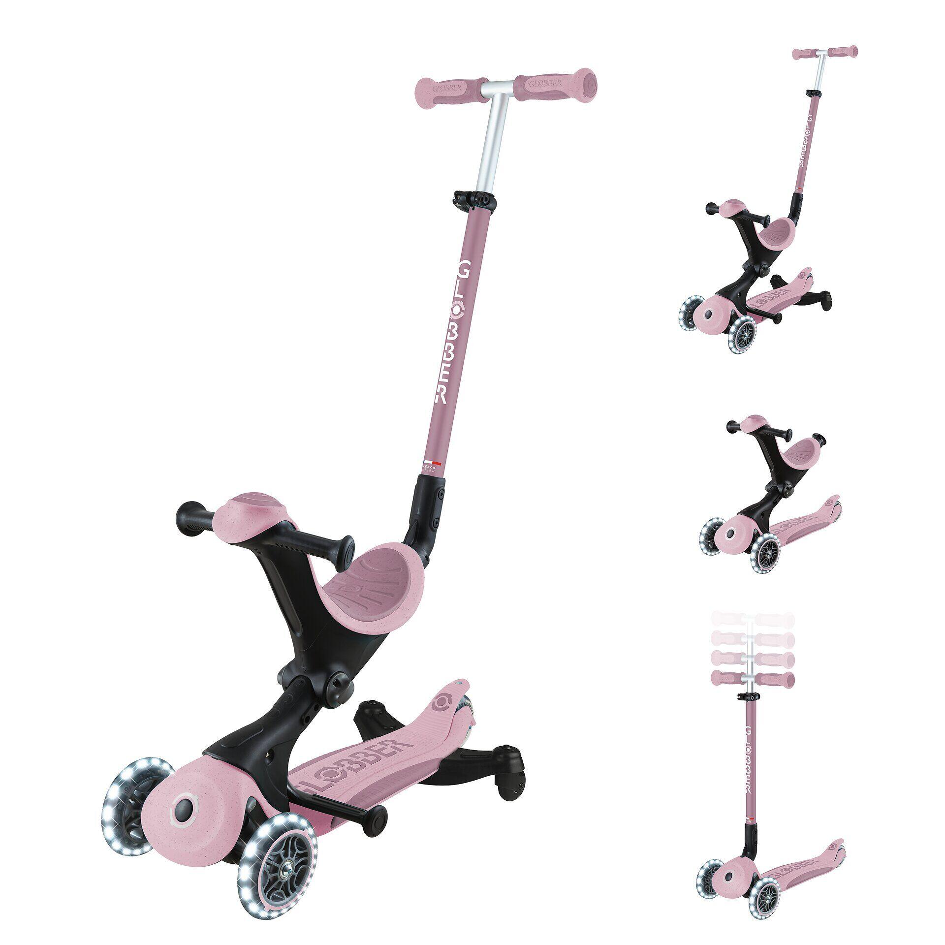 Meegroeistepp GO-UP DELUXE LIGHTS ECO 360 - Rose Berry 9/14