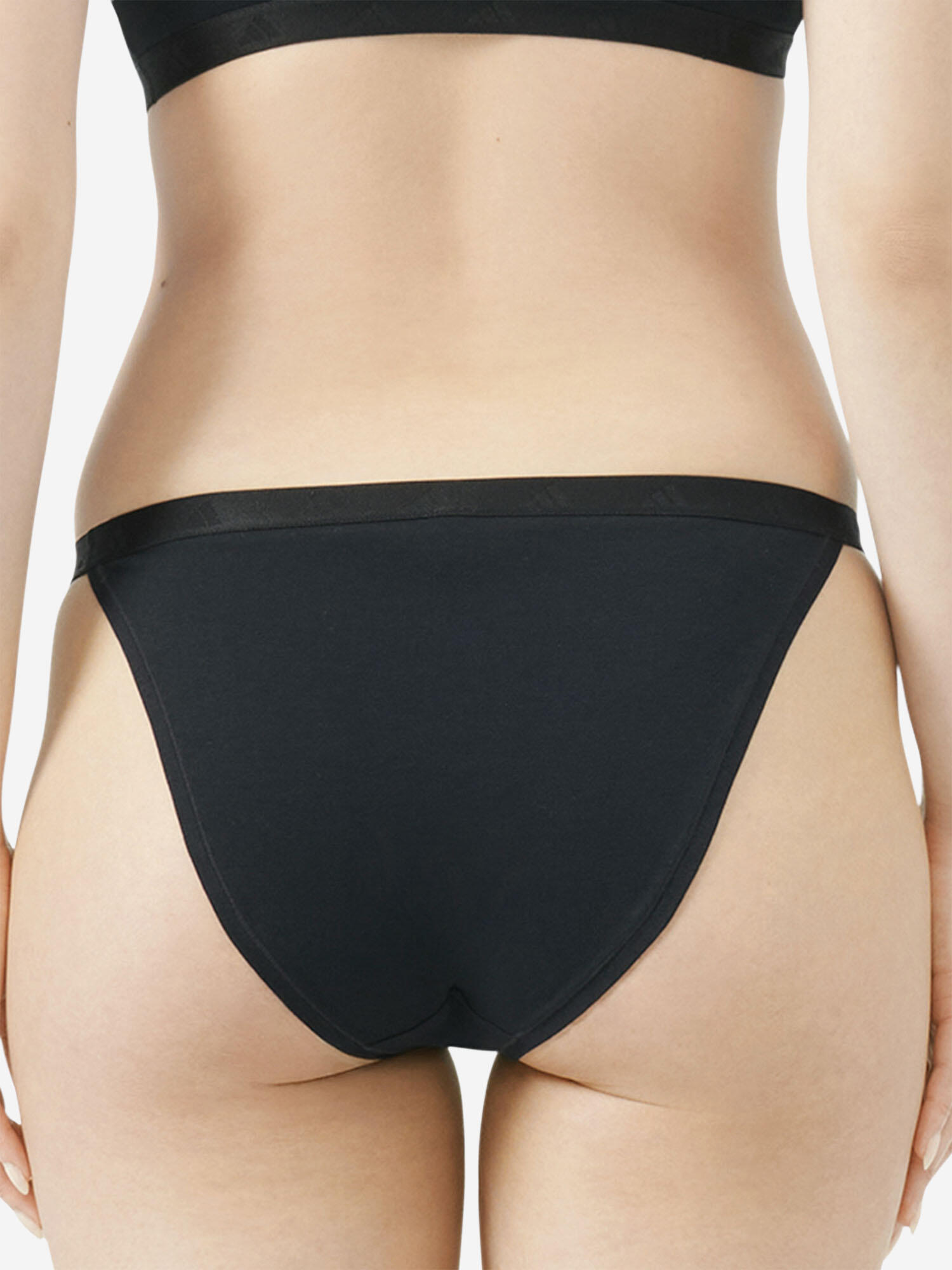 Slip klassisch Beinfreiheit Damen - Bikini - Sport Active Essentials schwarz 5/6