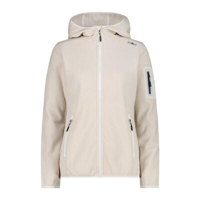 Pile donna con cappuccio e zip CMP