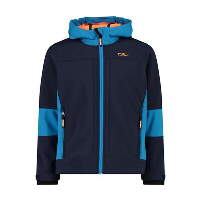 Waterproof jas met vaste capuchon voor kinderen cmp