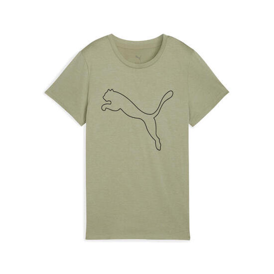 Puma Damen T-Shirt TAD ESSENTIAL Heather Logo Tee 525893