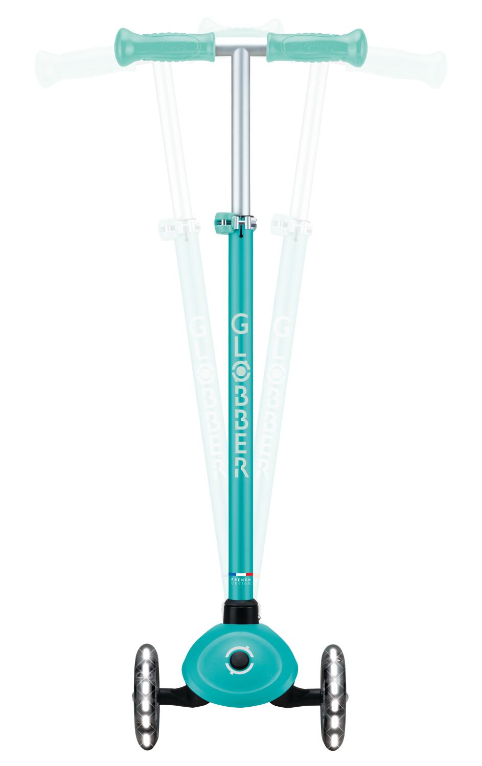 Trottinette 3 roues PRIMO PLUS GLOW LIGHTS - Vert Menthe 12/14