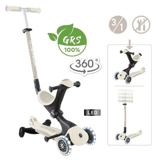 Trottinette pour enfants GO-UP DELUXE LIGHTS 3 en 1