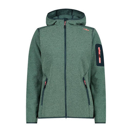 CMP Damen Jacke Knitted Melange Hoody 3H19826