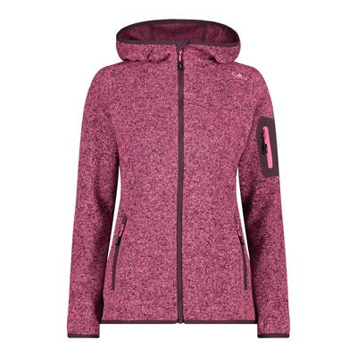Pile donna con cappuccio e zip CMP