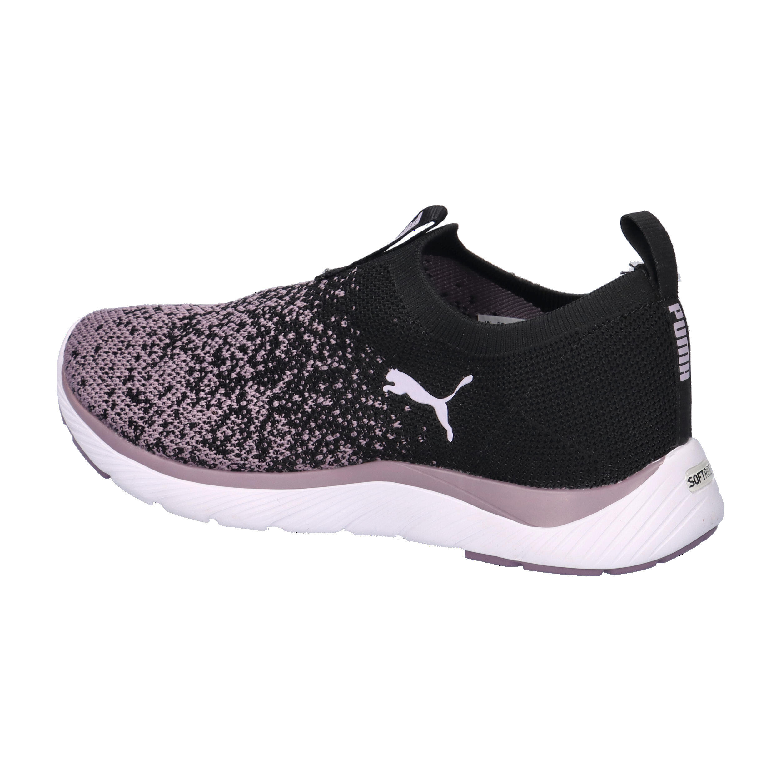 Puma Softride Premier Slip-On Strick-LaufschuheDamen 309834 14  Black Plum Jam 11/15