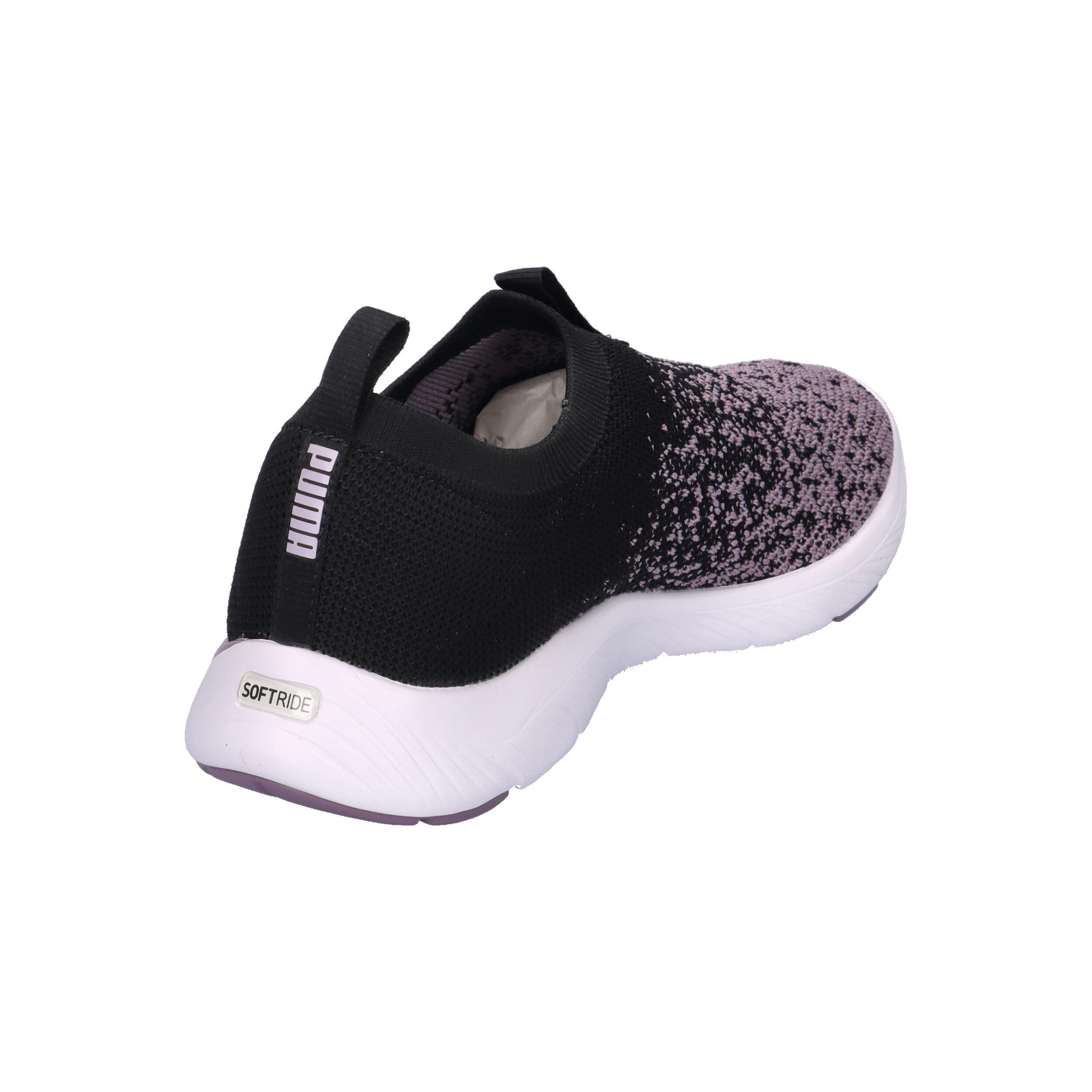 Puma Softride Premier Slip-On Strick-LaufschuheDamen 309834 14  Black Plum Jam 6/7