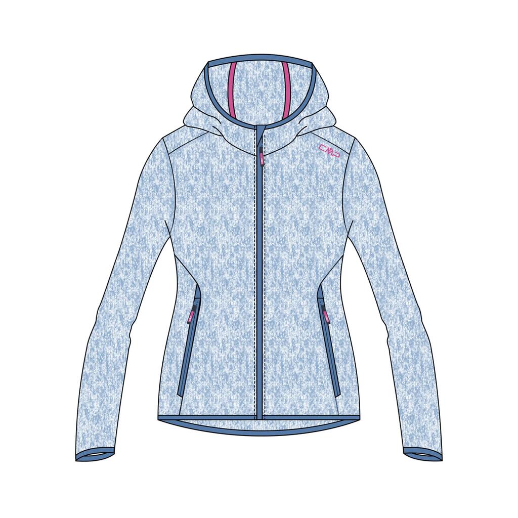Girl's hooded fleece CMP