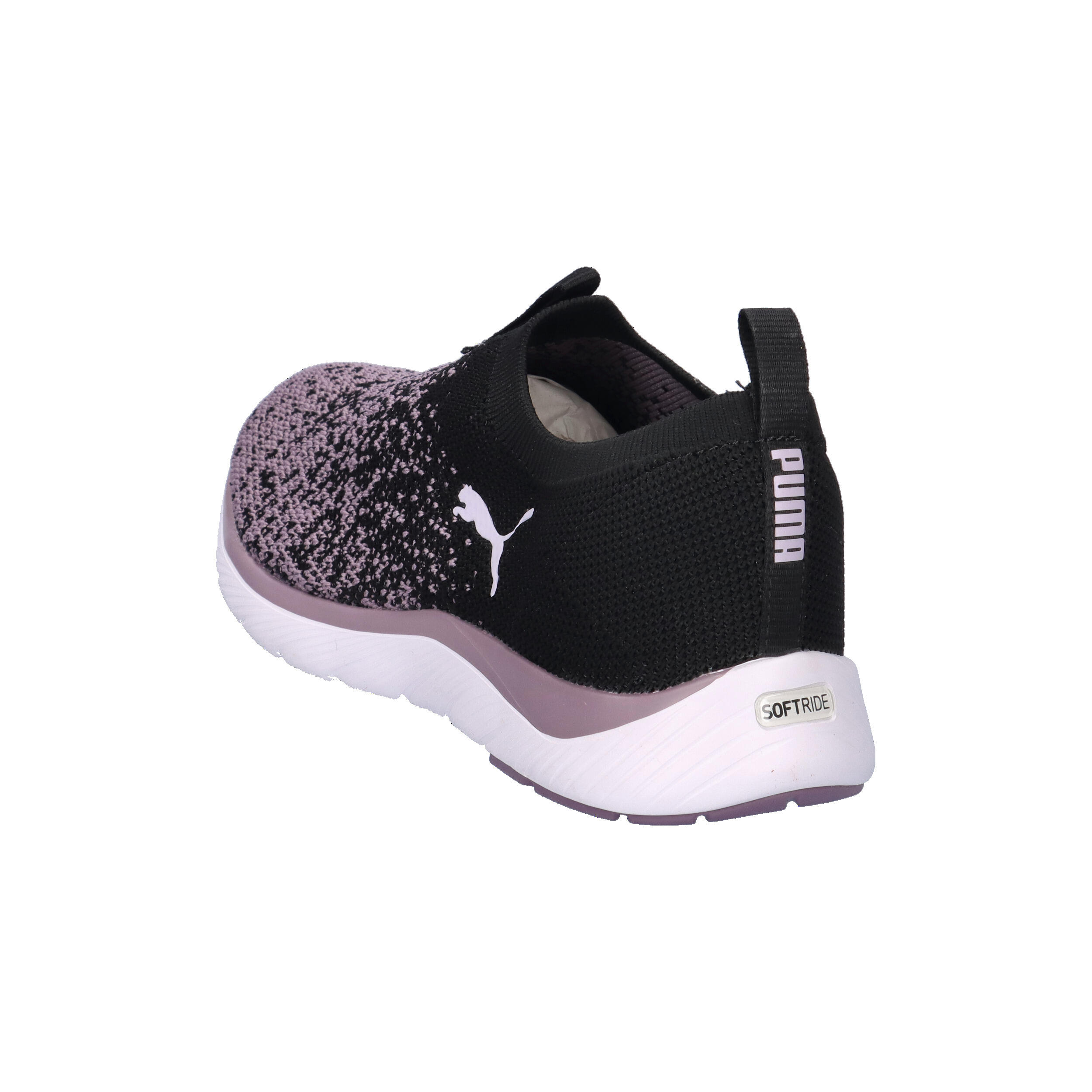 Puma Softride Premier Slip-On Strick-LaufschuheDamen 309834 14  Black Plum Jam 12/15