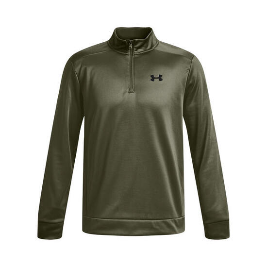 Polaire à quart de zip FLEECE® vert marine homme