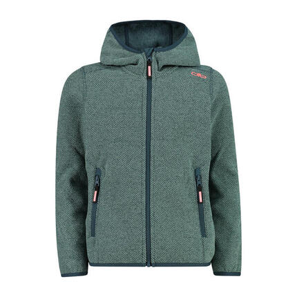 CMP Mädchen Fleece Jacke Fix Hood 3H19825