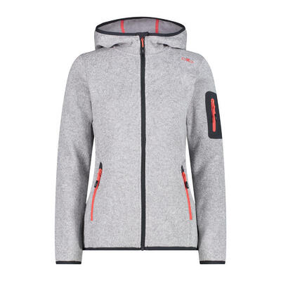 CMP Damen Jacke Knitted Melange Hoody 3H19826