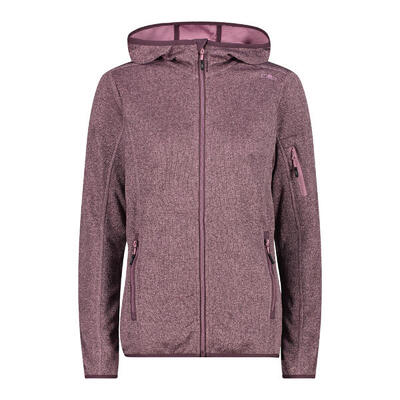Dames fleece met capuchon cmp