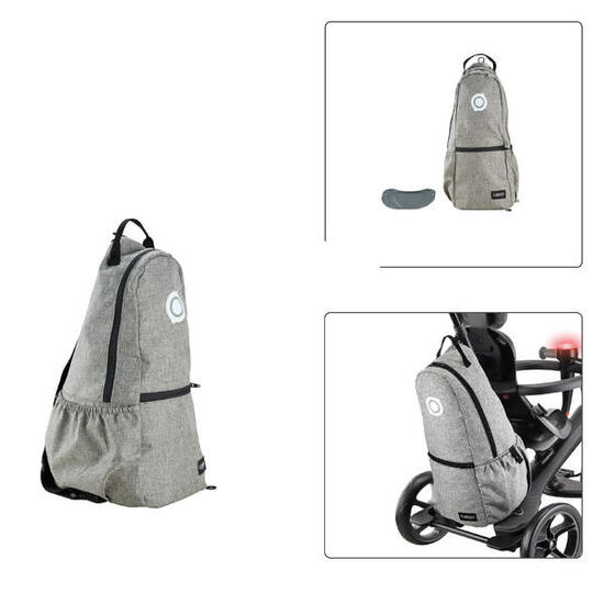 Sac Nylon + Support Pour Tricycle Evolutif Ref 632 Et 633 Uniquement Gris