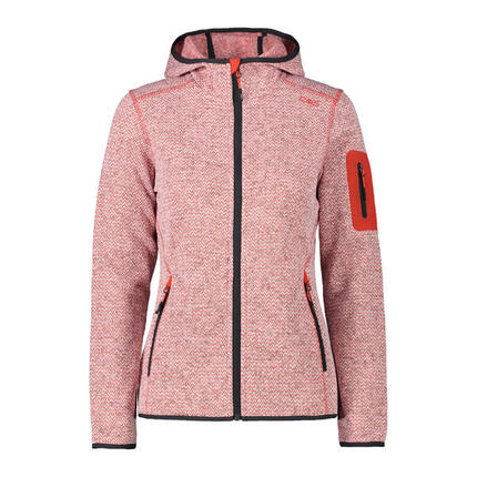 CMP Damen Jacke Knitted Melange Hoody 3H19826