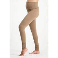 Legging de grossesse Peace avec ceinture enveloppante - Inca Cacao